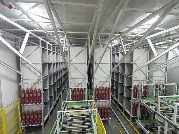 Battery Static Racking - Deyouxin Logistics System Equipment(Guangdong ...